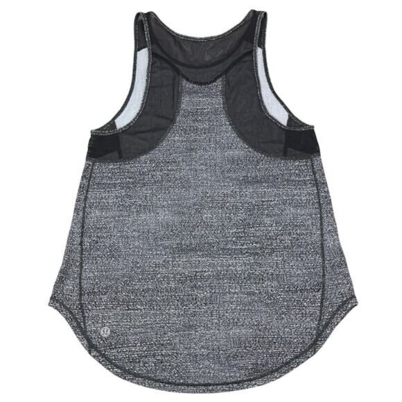 LULULEMON Sculpt Tank II Sz 2 Salt Alpine White Black / Black - Picture 7 of 8